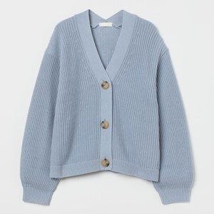 H&M Light Blue Cardigan Sweater